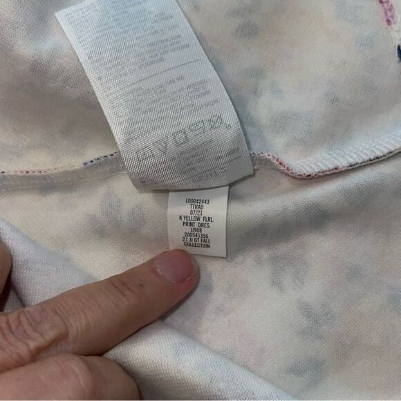 Janie and Jack Girls Floral Yellow & Pink Swing Dress NWOT Sz 2t - Picture 3 of 4